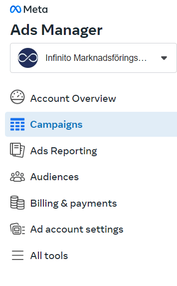 Meta ads manager overview
